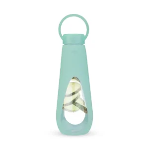 Silicone Wrapped Glass Water Bottle