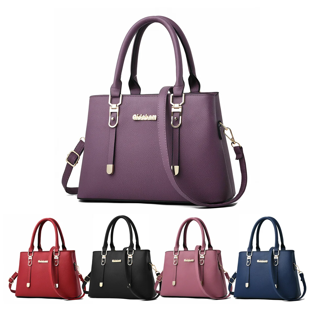 Women Lady Leather Handbags Messenger Shoulder Bags Tote Satchel Purse Large - Image 2